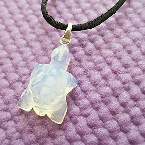 Opalite Turtle Necklace